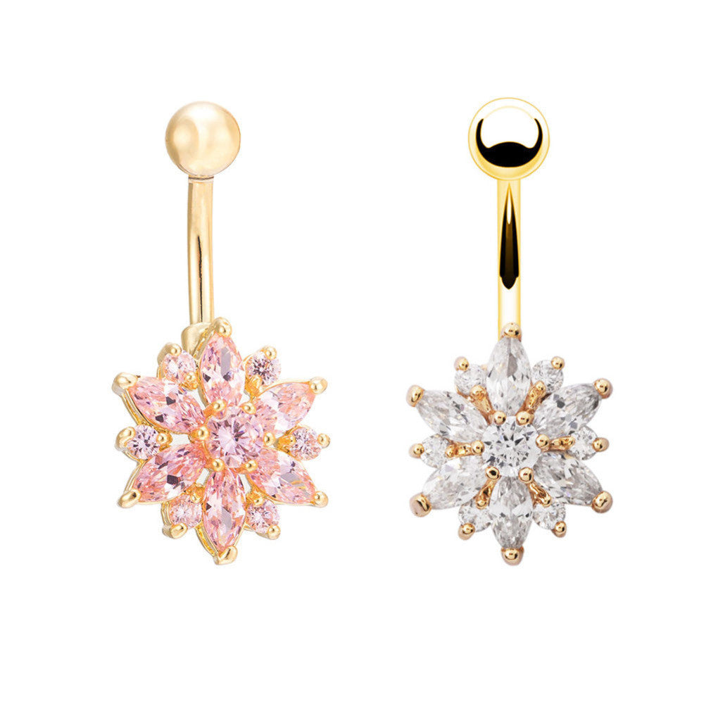 Floral Belly Ring