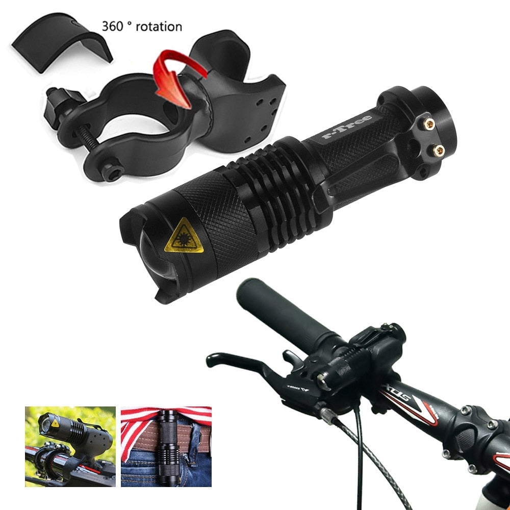 Bicycle Light 7 Watt 2000 Lumens 3 Mode Bike Q5 LED cycling Front Light Bike lights Lamp Torch Waterproof ZOOM flashlight BL0502