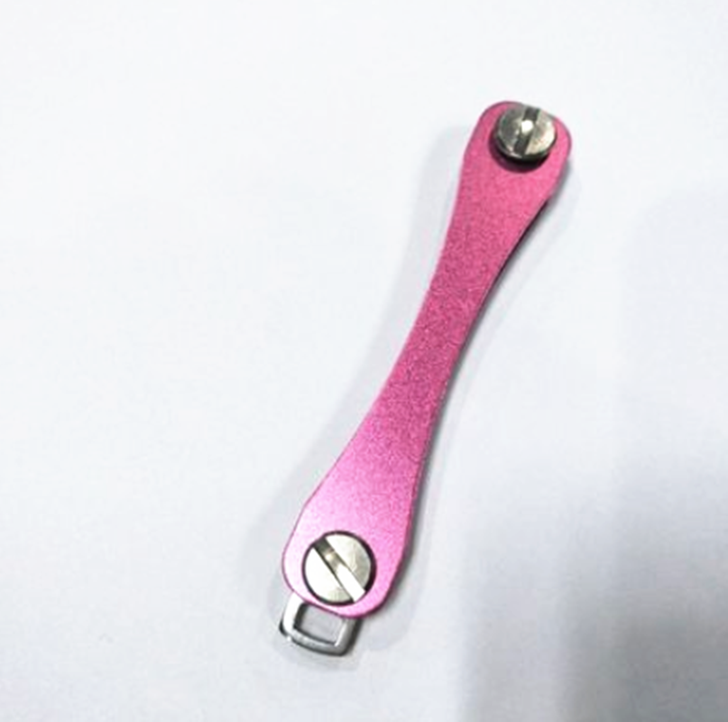 Compact Key Holder Pocket Key Wallet Smart keychain Key Ring Wallets Portable Compact Aluminum key clip Multi-functional Smart Clip