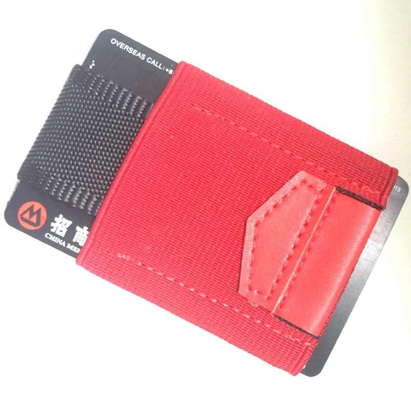 Minimalist Wallet Credit Card Holder Mini Small Business ID Card Holder Organizer Badge Porte Carte Slim Wallet Men Women