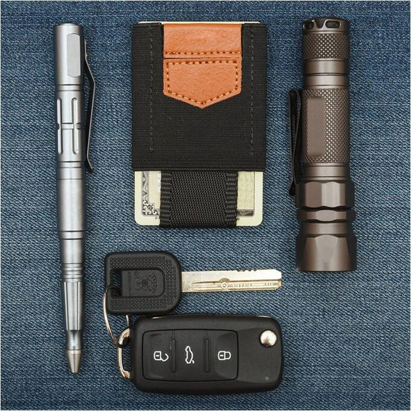 Minimalist Wallet Credit Card Holder Mini Small Business ID Card Holder Organizer Badge Porte Carte Slim Wallet Men Women
