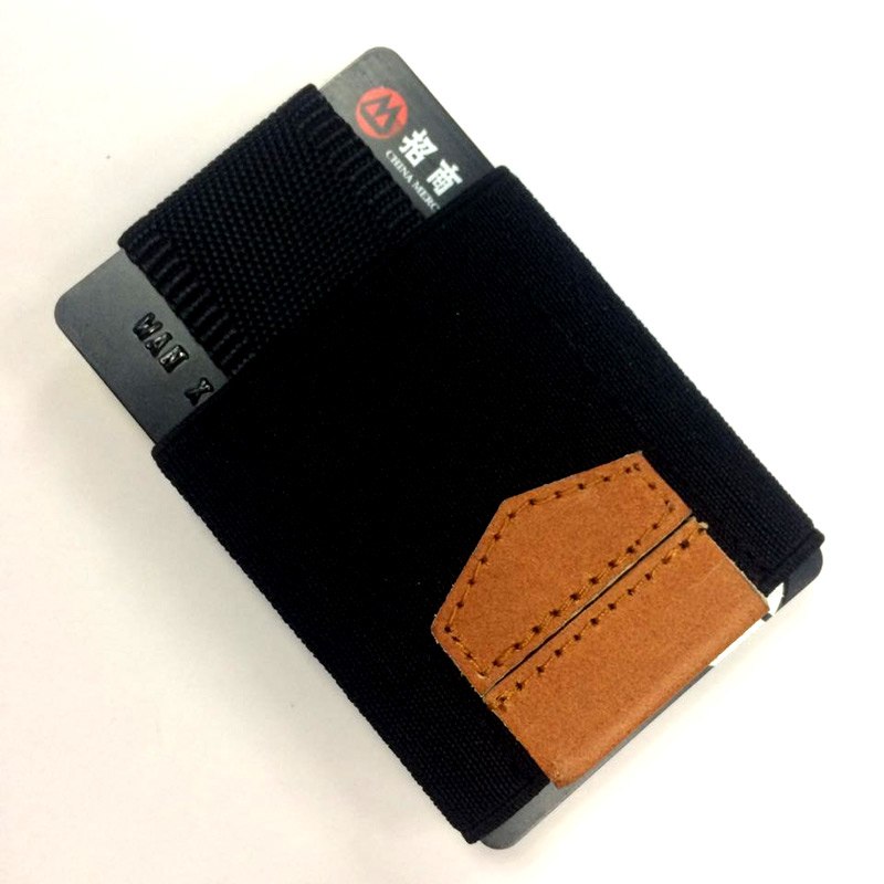 Minimalist Wallet Credit Card Holder Mini Small Business ID Card Holder Organizer Badge Porte Carte Slim Wallet Men Women