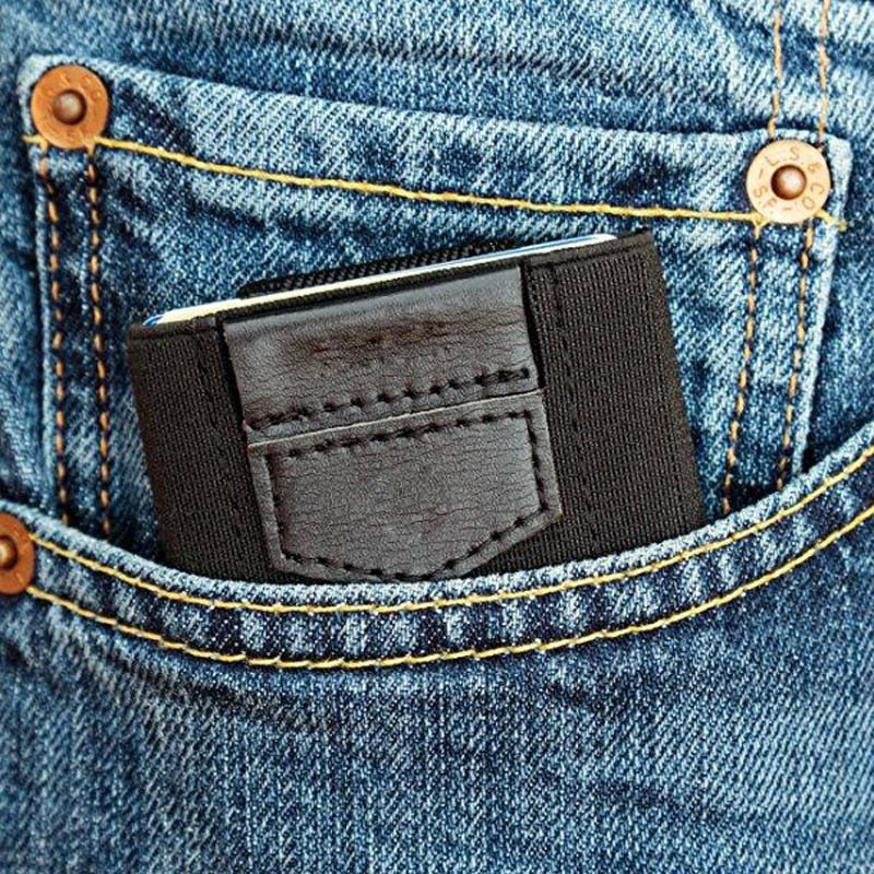 Minimalist Wallet Credit Card Holder Mini Small Business ID Card Holder Organizer Badge Porte Carte Slim Wallet Men Women