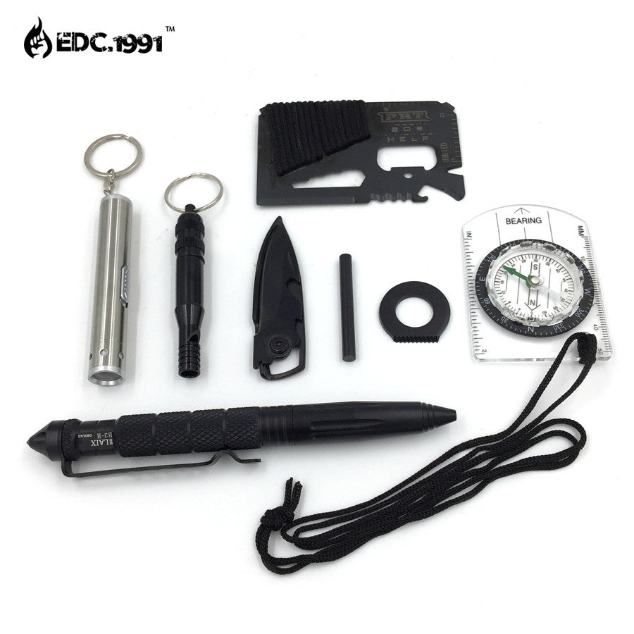 Multi-purpose Outdoor Survival Kit Travel Kit Camping Adventure Tourism Security Tool Camping Set EDC tools Hiking Travel Kits