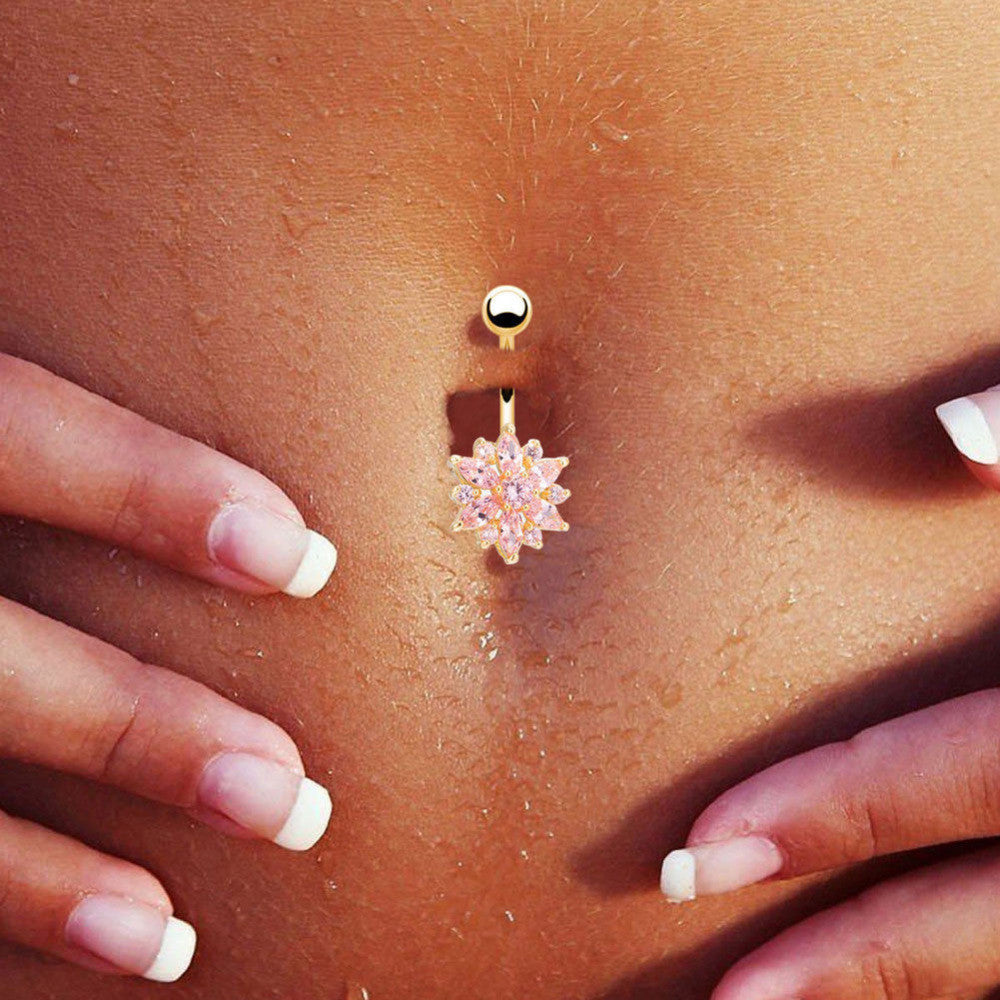 Floral Belly Ring